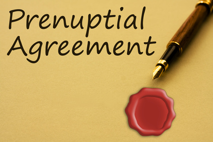 Pre-nuptial agreement in writing