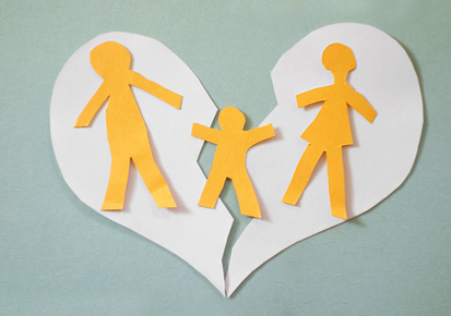 split family indicating divorce and how to establish habitual residence